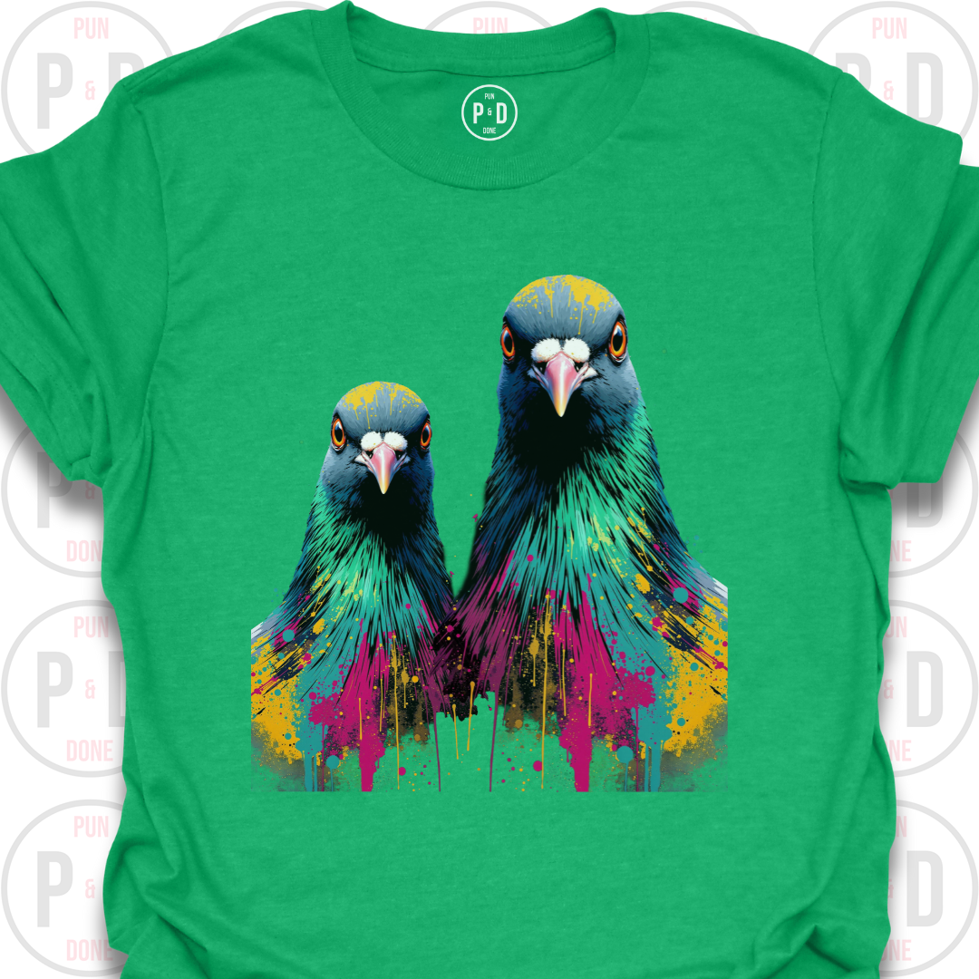 Punk Splash Pigeon, T-Shirt
