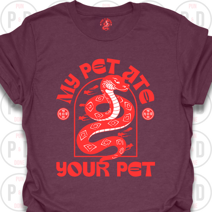 My Pet Ate Your Pet, Snake, T-shirt