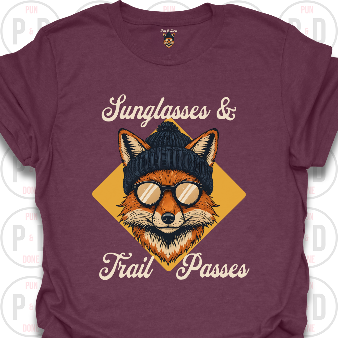 Sunglasses & Trail Passes, Fox, T-shirt