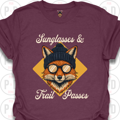 Sunglasses & Trail Passes, Fox, T-shirt