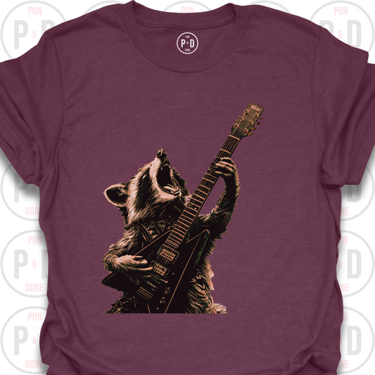 Guitar Hero Raccoon, T-Shirt