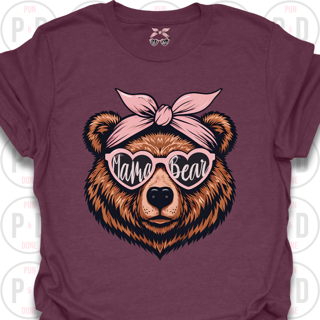 Mama Bear Sunglasses, T-Shirt