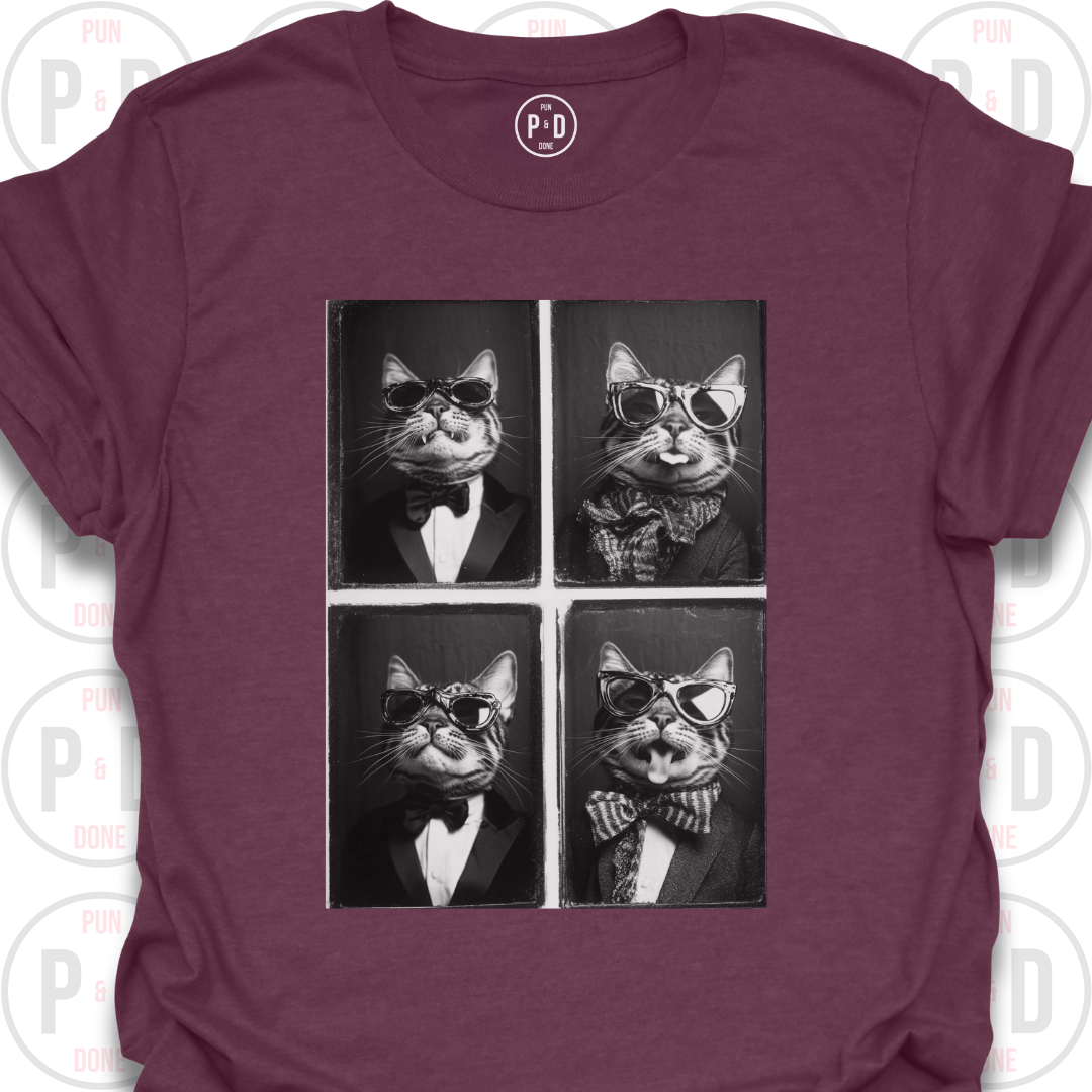 Retro Photobooth Bengals, T-Shirt