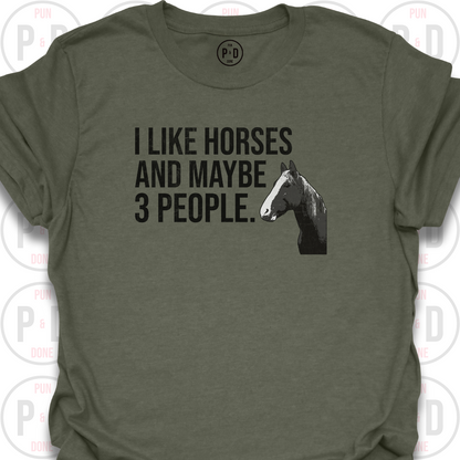 Horses and Maybe 3 People, T-Shirt (Distressed)