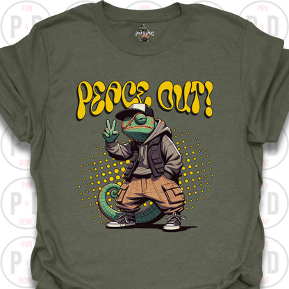 Peace Out! Chameleon, T-shirt