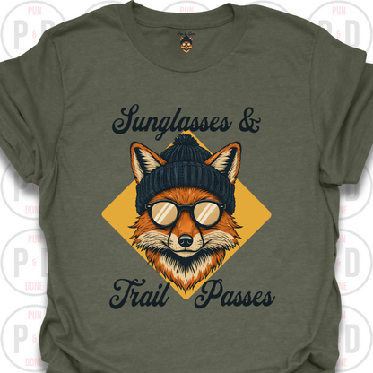 Sunglasses & Trail Passes, Fox, T-shirt