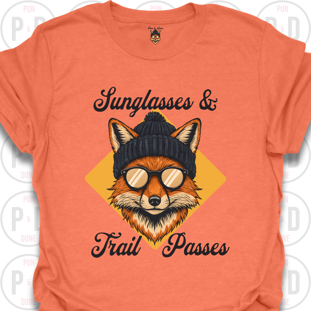 Sunglasses & Trail Passes, Fox, T-shirt