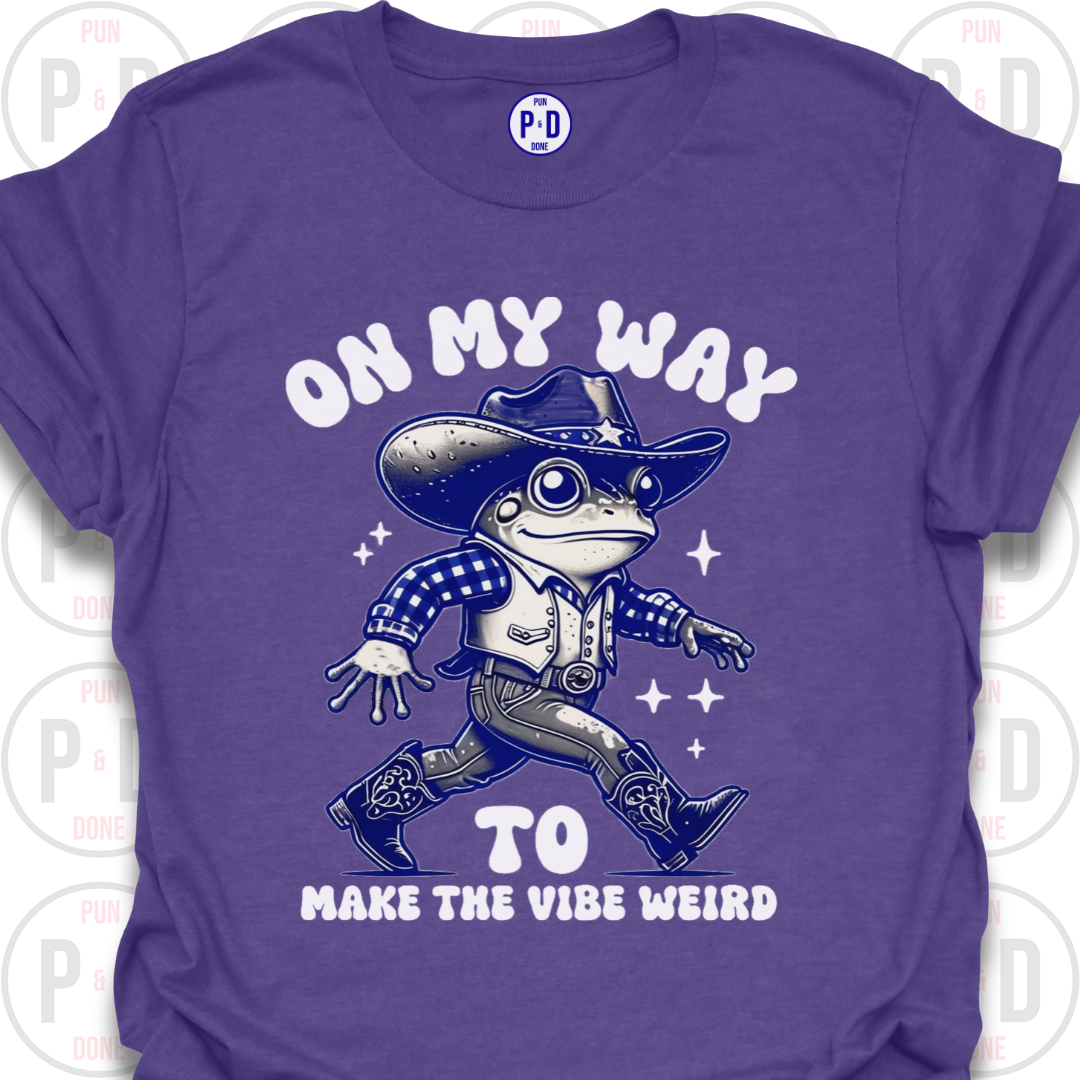 Make The Vibe Weird, Frog, T-Shirt