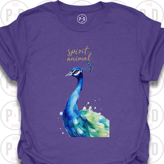 Peacocks Are My Spirit Animal, T-Shirt