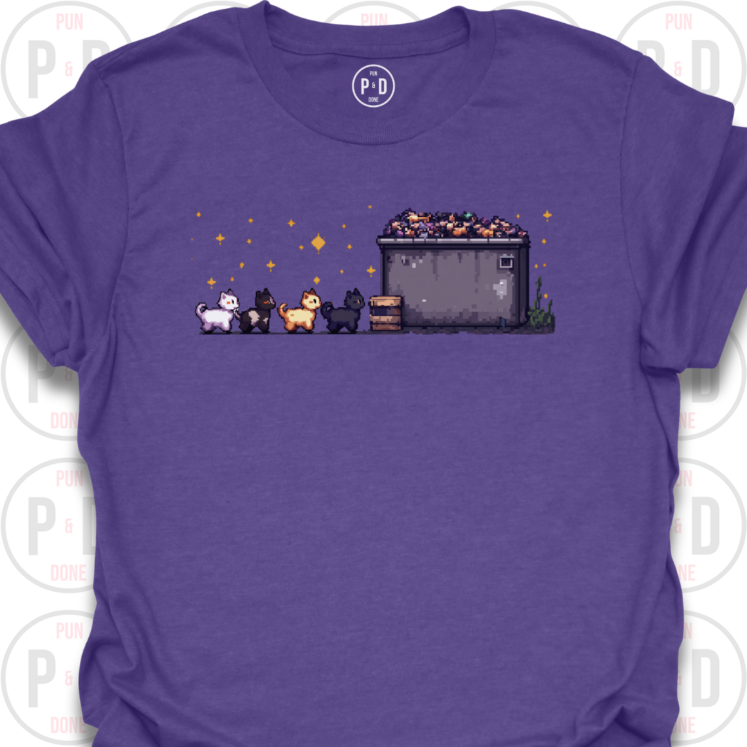8-Bit Alley Cats, T-Shirt