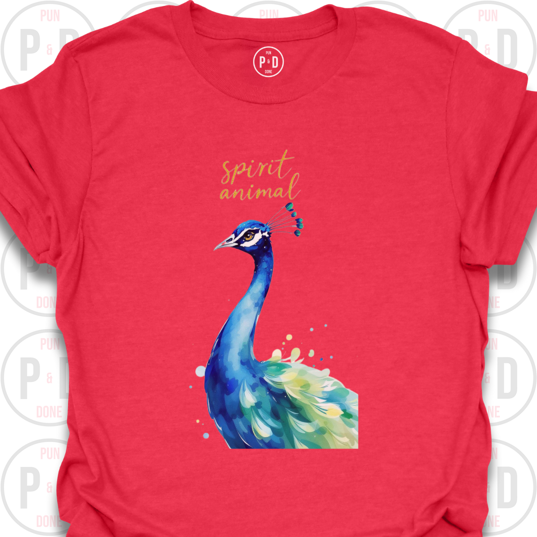 Peacocks Are My Spirit Animal, T-Shirt