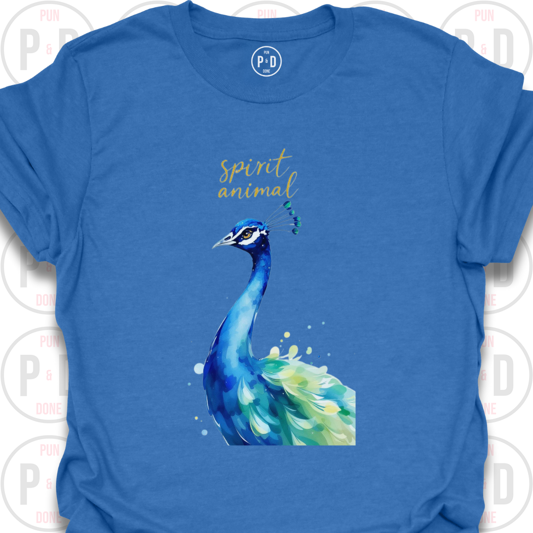 Peacocks Are My Spirit Animal, T-Shirt