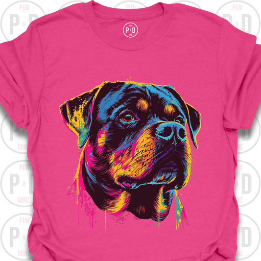 Punk Splash Rottweiler, T-Shirt