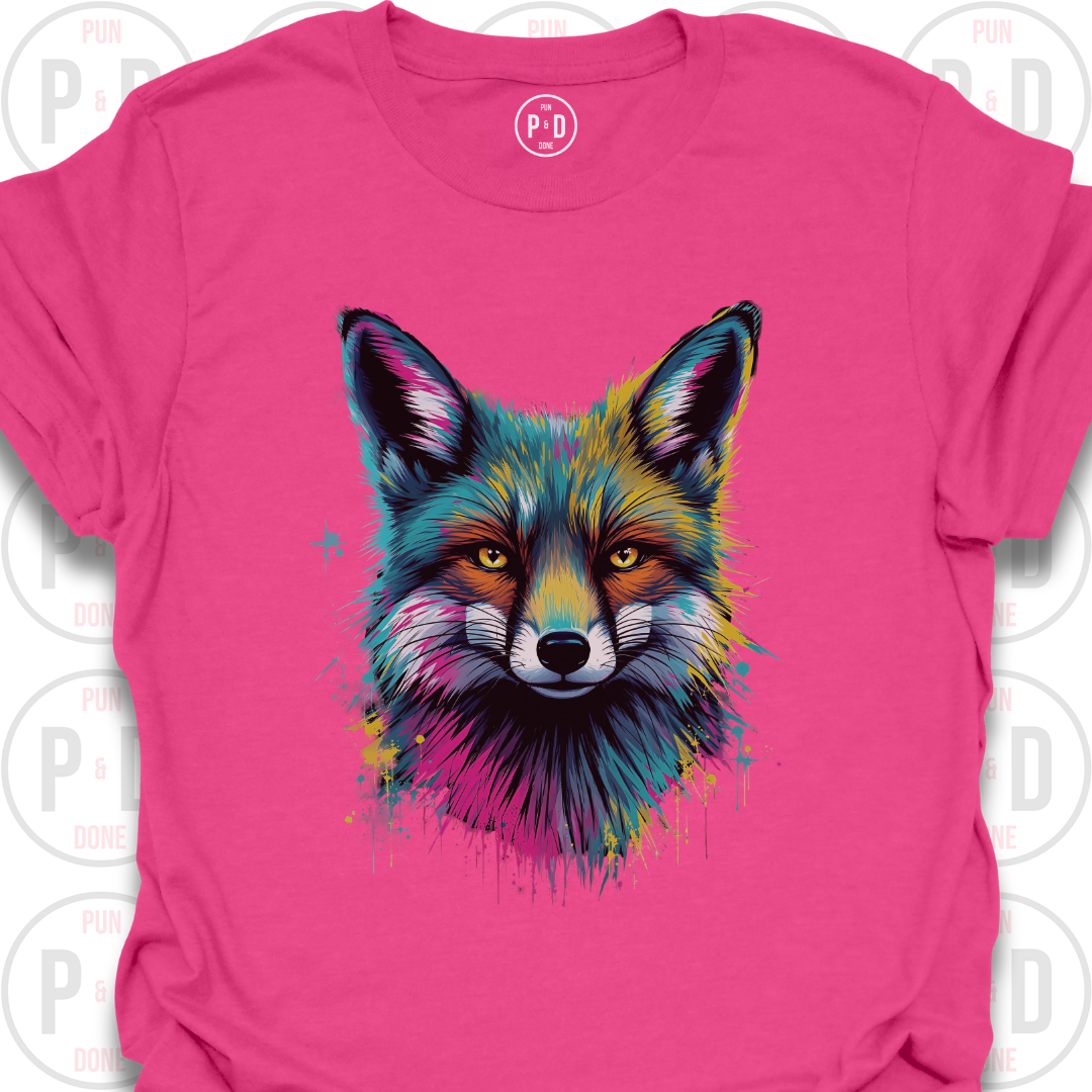 Punk Splash Fox, T-Shirt