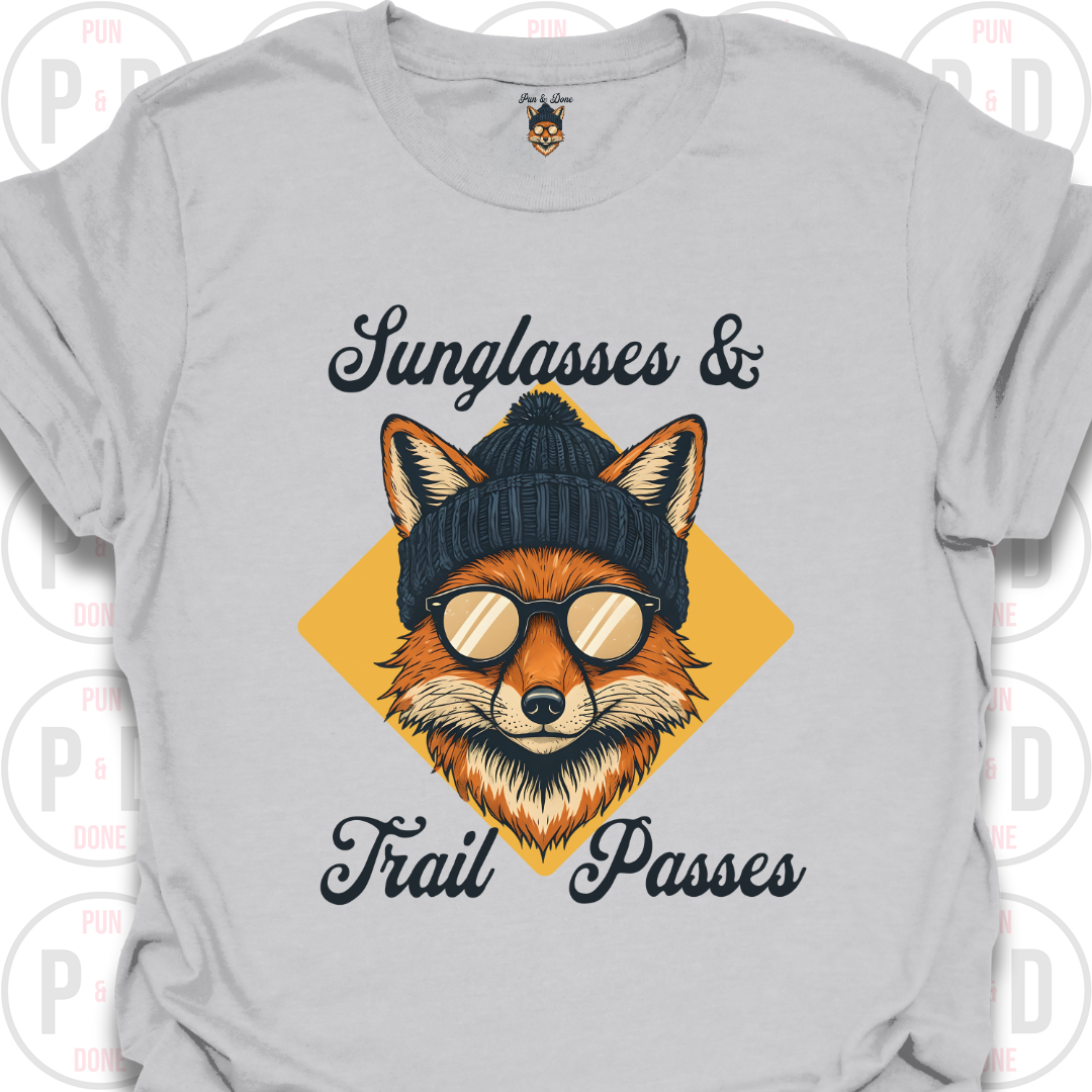 Sunglasses & Trail Passes, Fox, T-shirt