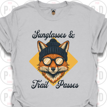 Sunglasses & Trail Passes, Fox, T-shirt
