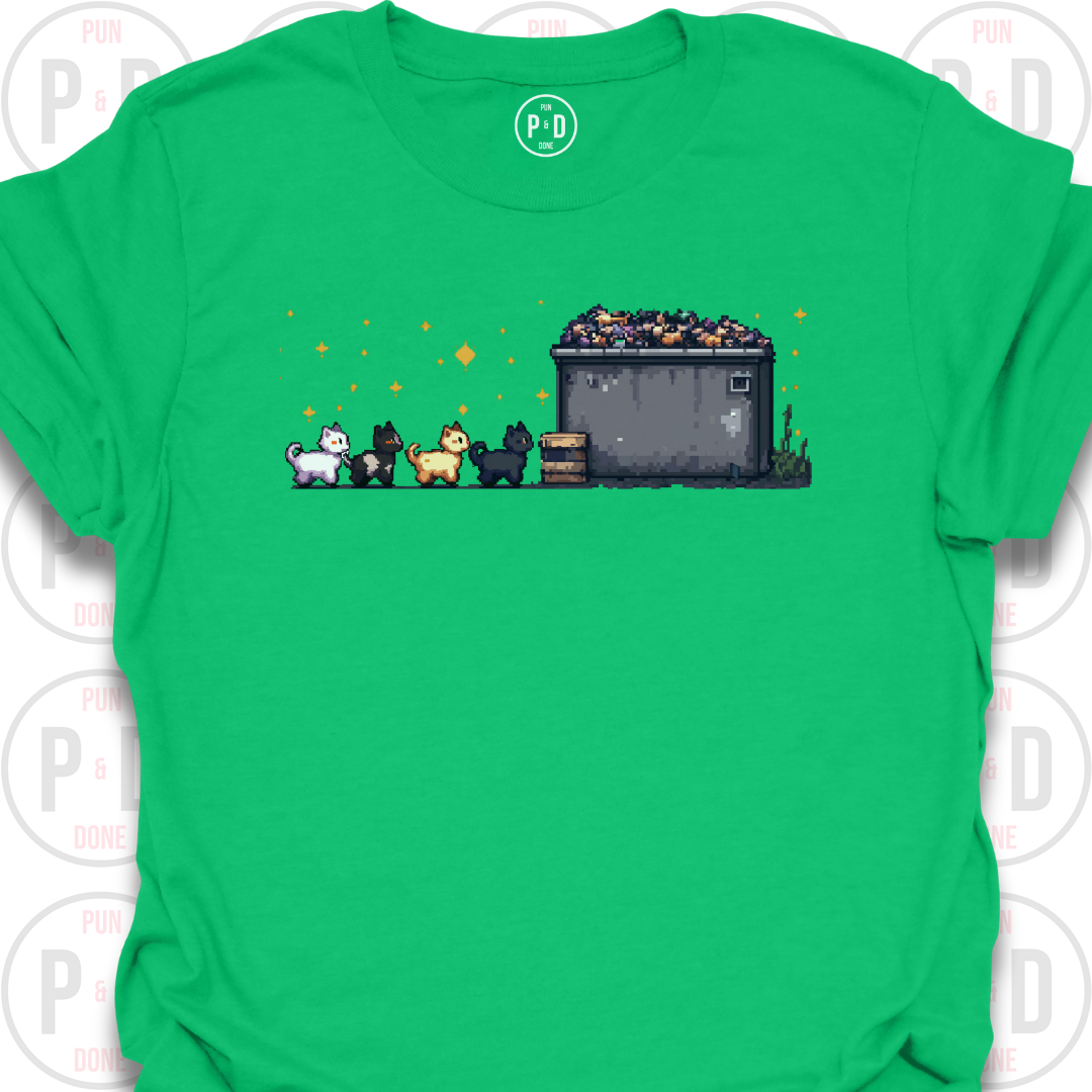 8-Bit Alley Cats, T-Shirt