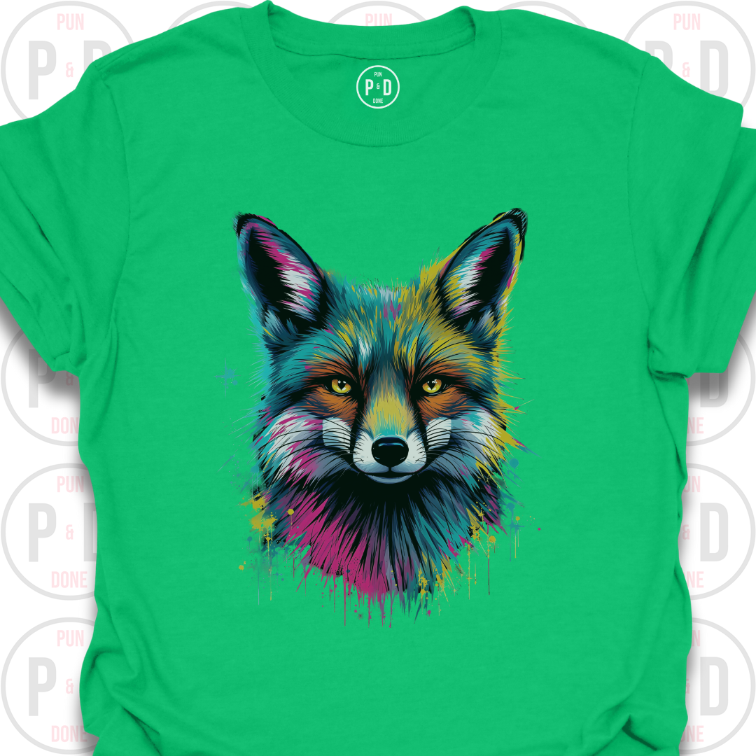 Punk Splash Fox, T-Shirt