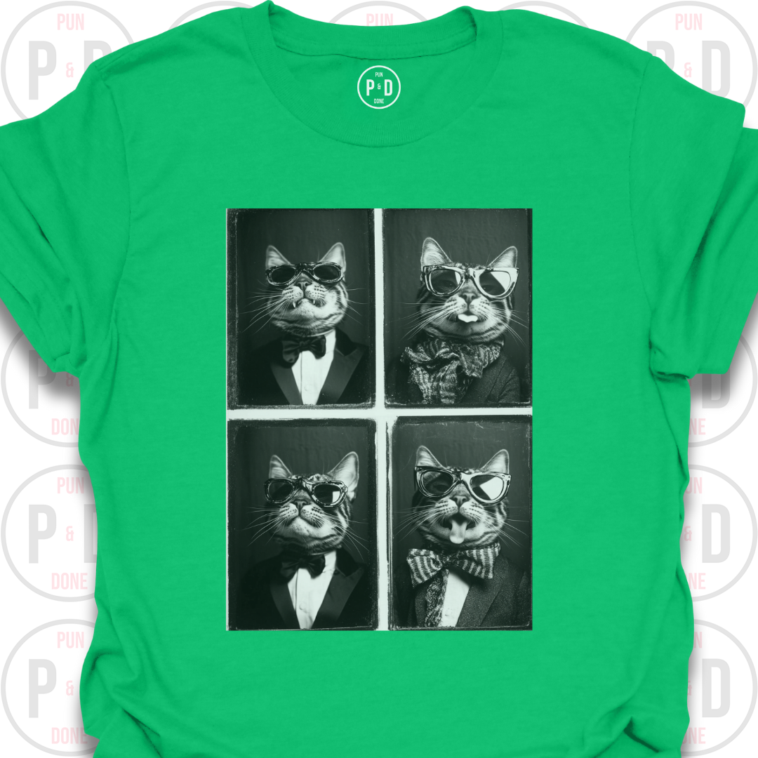 Retro Photobooth Bengals, T-Shirt