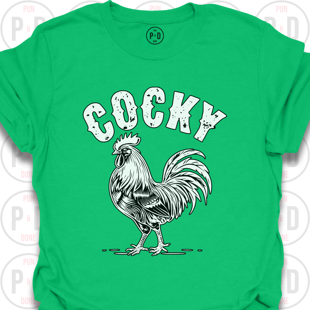 Cocky Chicken, T-Shirt