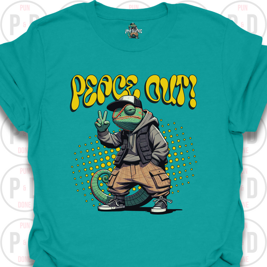 Peace Out! Chameleon, T-shirt