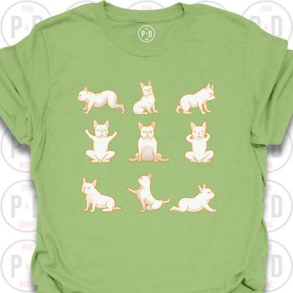 Yoga Frenchie, T-Shirt