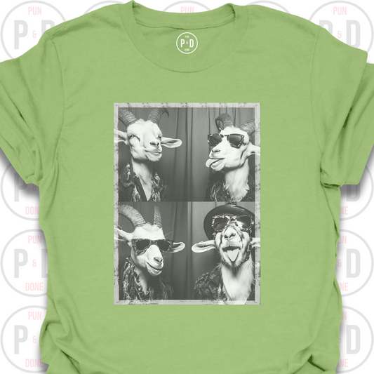 Retro Photobooth Goats, T-Shirt
