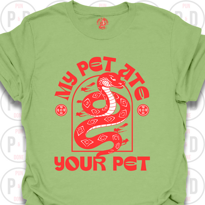 My Pet Ate Your Pet, Snake, T-shirt