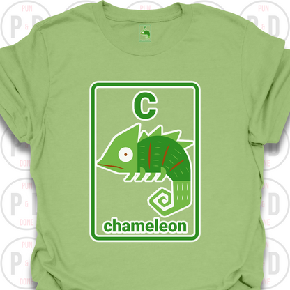 C is for Chameleon, T-shirt