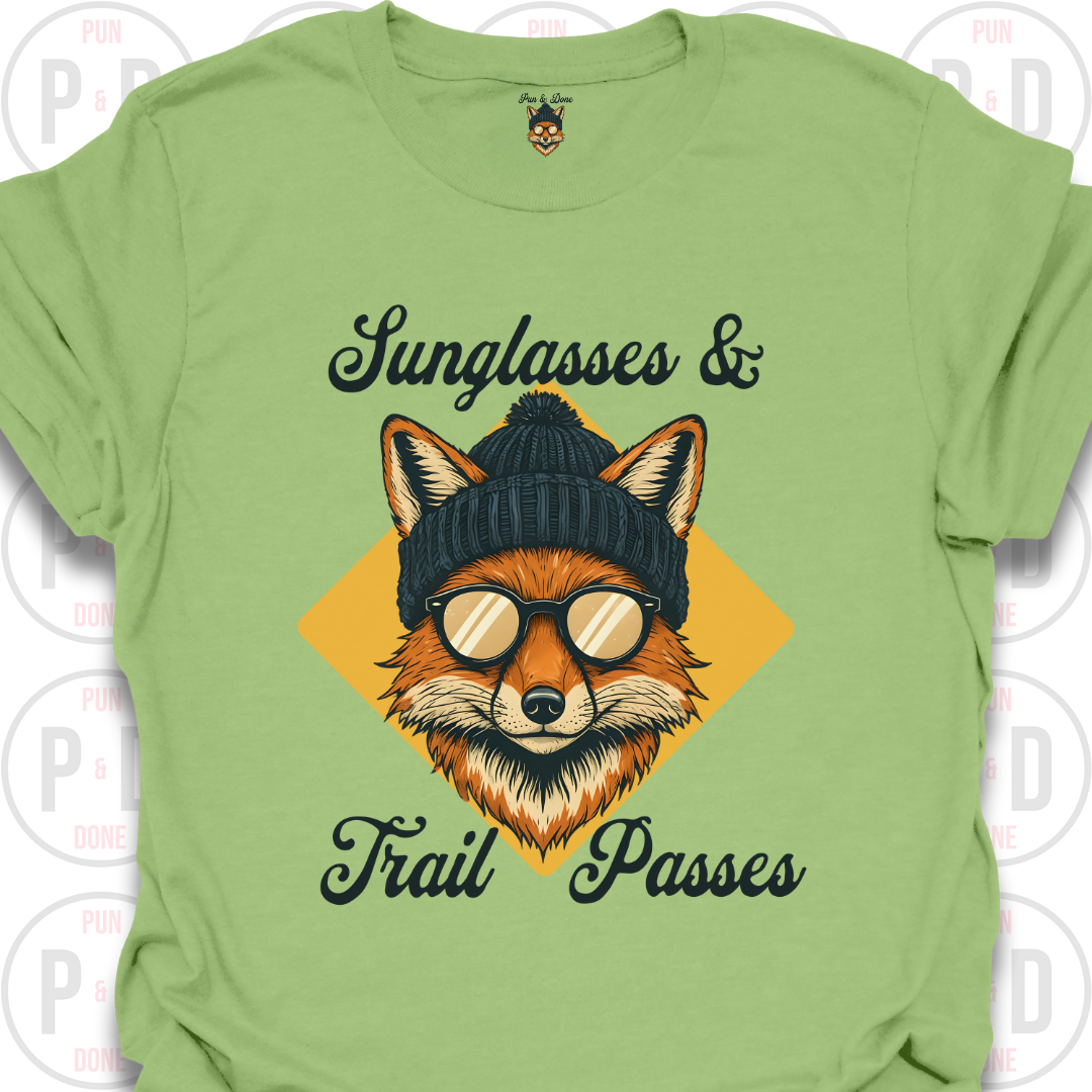 Sunglasses & Trail Passes, Fox, T-shirt