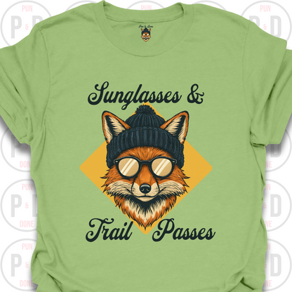 Sunglasses & Trail Passes, Fox, T-shirt