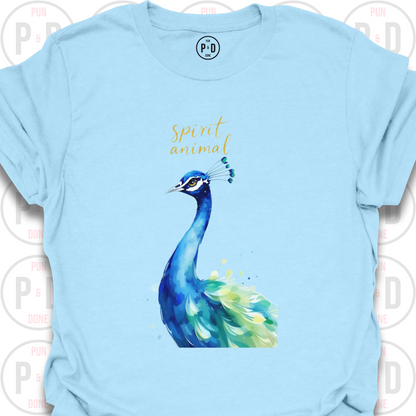 Peacocks Are My Spirit Animal, T-Shirt