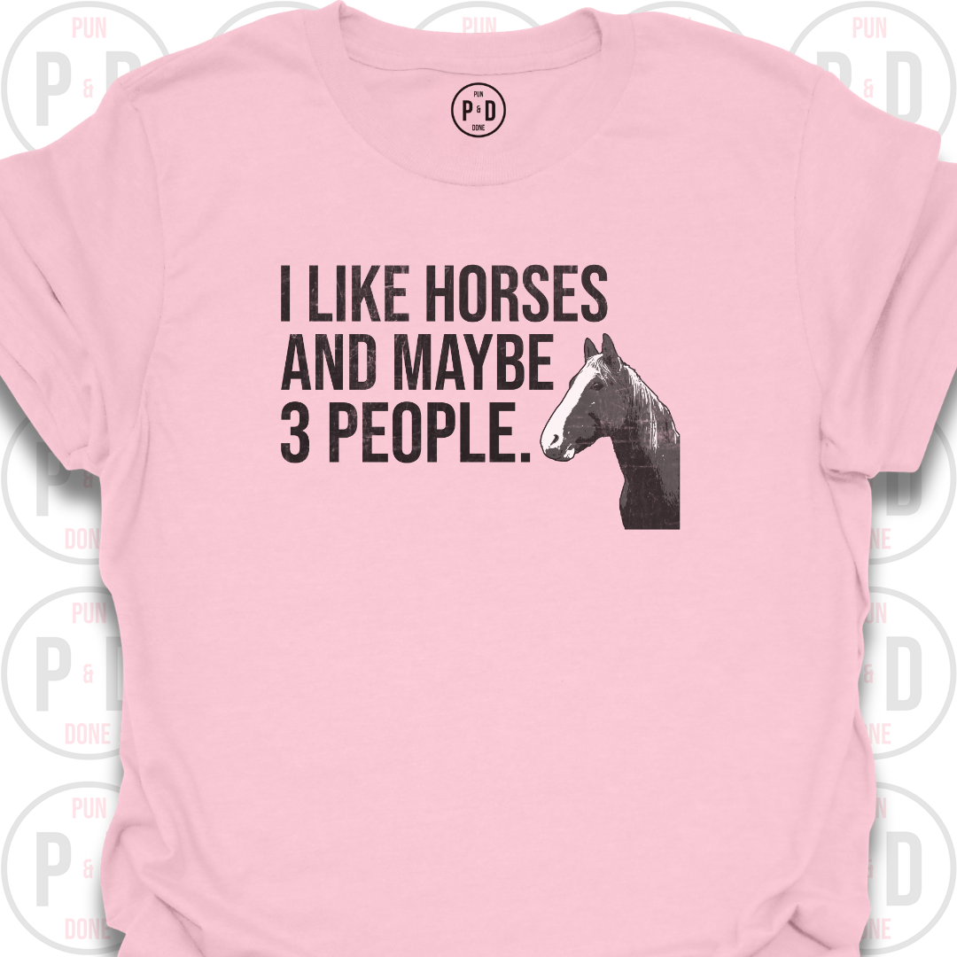 Horses and Maybe 3 People, T-Shirt (Distressed)