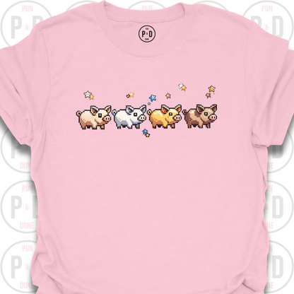 8-Bit Pigs, T-Shirt