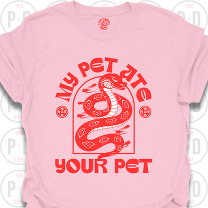 My Pet Ate Your Pet, Snake, T-shirt