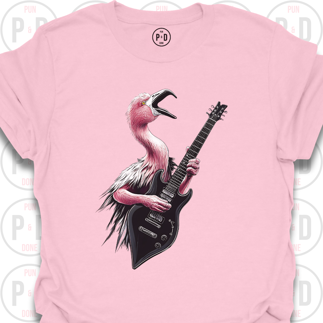 Guitar Hero Flamingo, T-Shirt