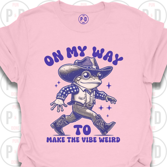 Make The Vibe Weird, Frog, T-Shirt