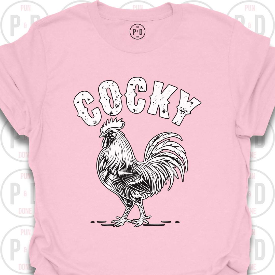 Cocky Chicken, T-Shirt