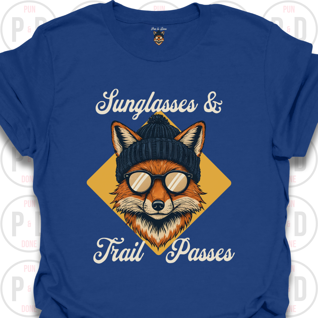 Sunglasses & Trail Passes, Fox, T-shirt