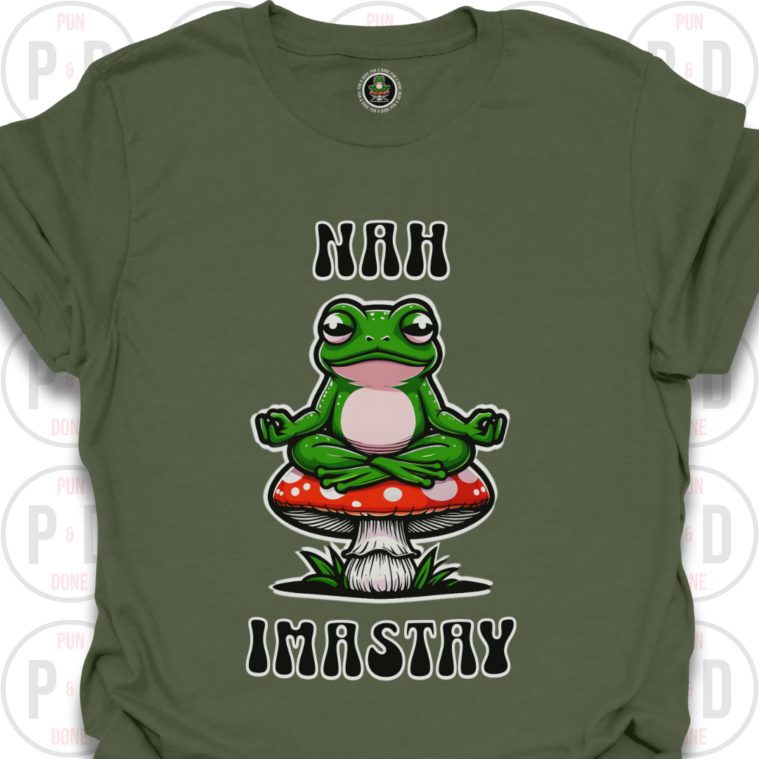 Nah Imastay, Frog, T-Shirt