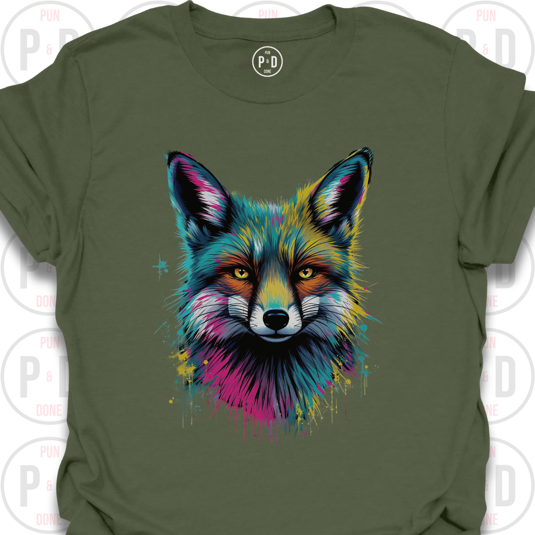 Punk Splash Fox, T-Shirt