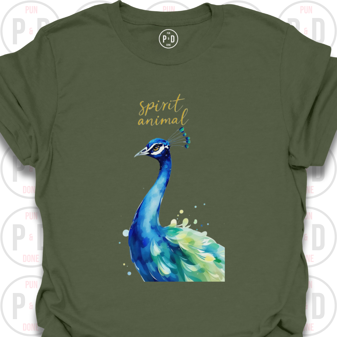 Peacocks Are My Spirit Animal, T-Shirt