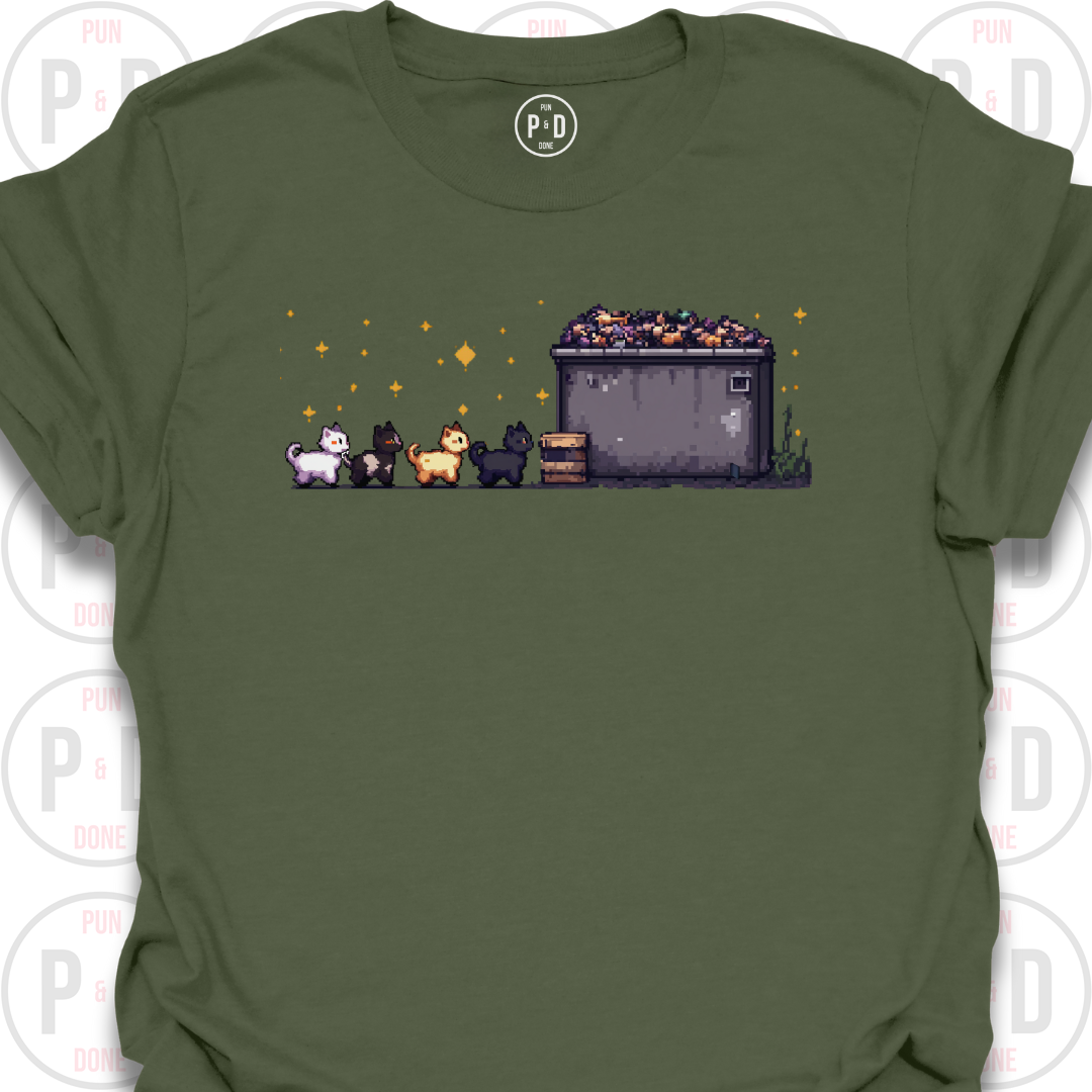 8-Bit Alley Cats, T-Shirt