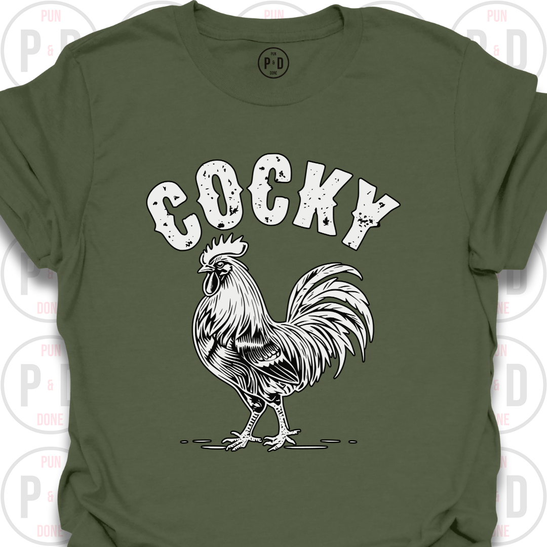 Cocky Chicken, T-Shirt