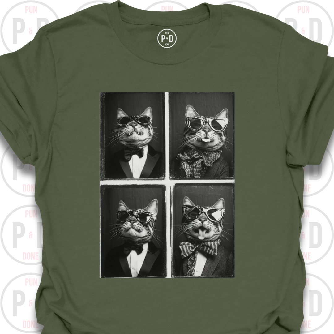 Retro Photobooth Bengals, T-Shirt