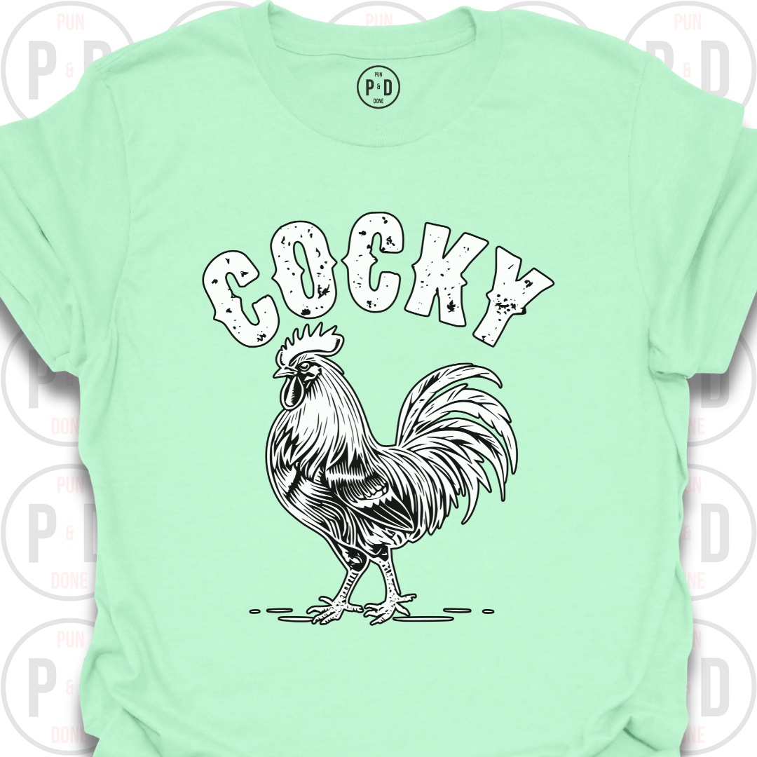 Cocky Chicken, T-Shirt