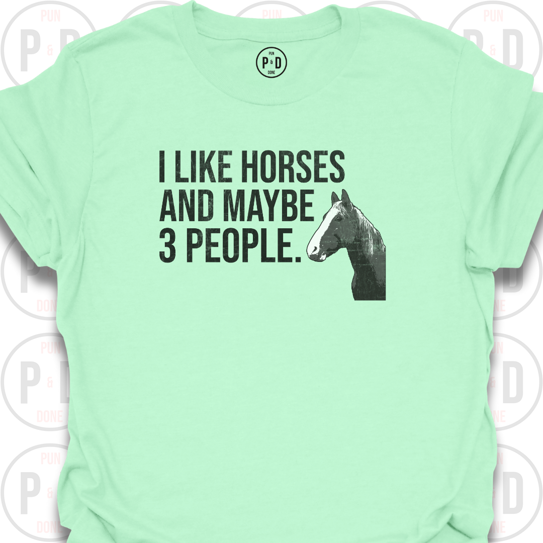 Horses and Maybe 3 People, T-Shirt (Distressed)