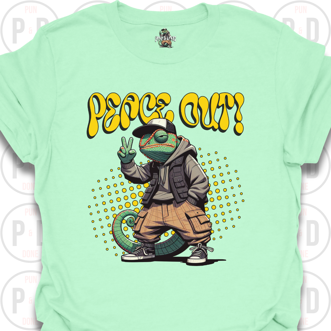 Peace Out! Chameleon, T-shirt
