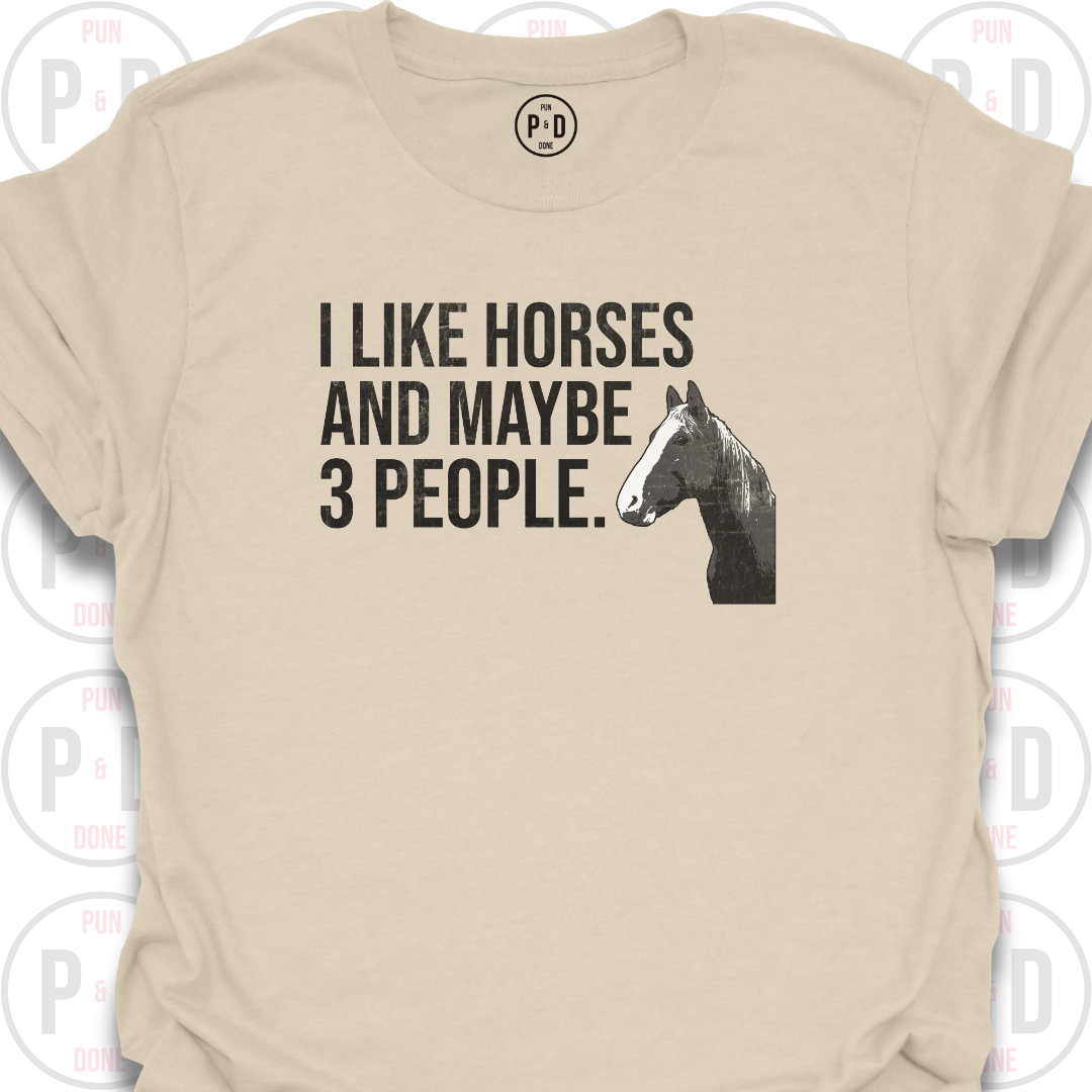 Horses and Maybe 3 People, T-Shirt (Distressed)