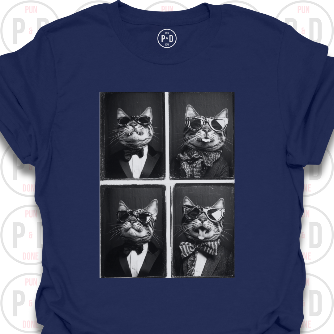 Retro Photobooth Bengals, T-Shirt